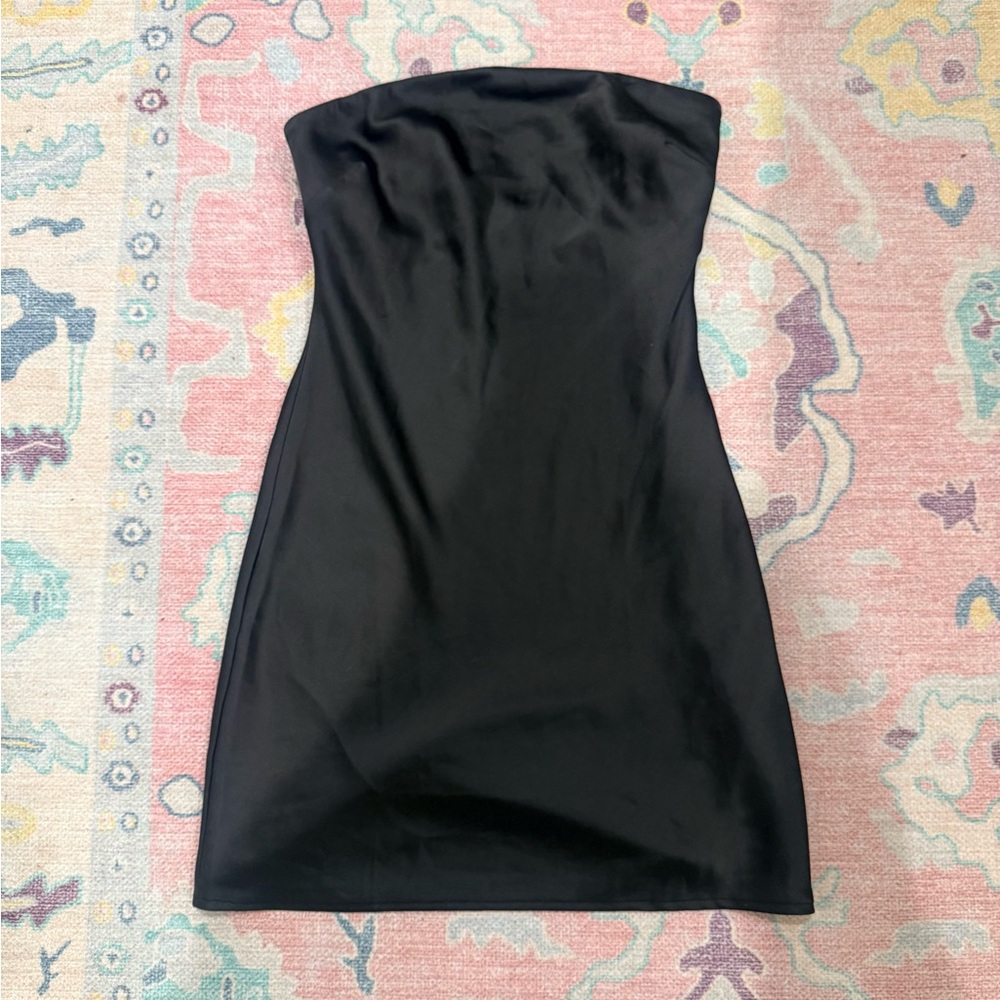 Urban Outfitters Black Strapless Dress